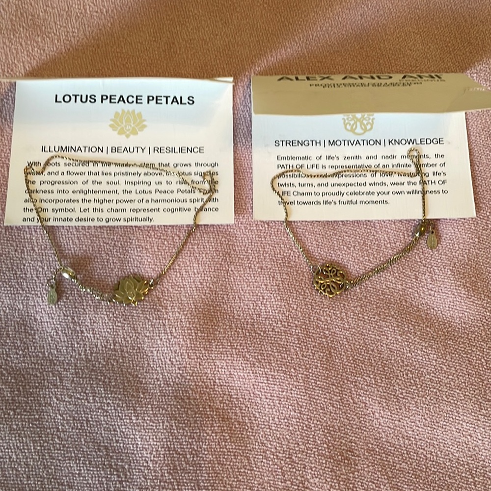 Alex and Ani bracelets